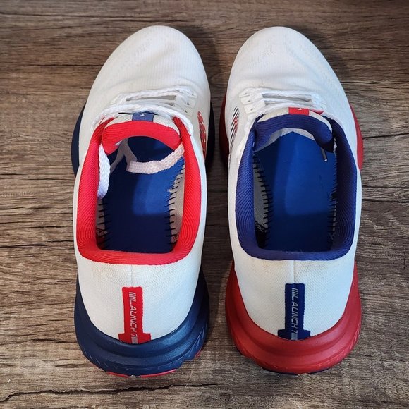 Brooks White and Red Athletic Shoes - Picture 7 of 8